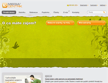 Tablet Screenshot of mediacentrik.cz
