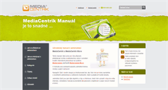 Desktop Screenshot of manual.mediacentrik.cz