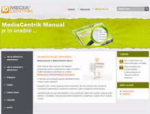 Tablet Screenshot of manual.mediacentrik.cz